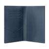 Louis Vuitton Кожаный держатель для паспорта Monogram Shadow Мужские аксессуары Темно-синий M29132