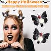 Skull Skeleton Butterfly Hair Clip Curly Ghost Women Headwear Halloween  Hairpins  Children
