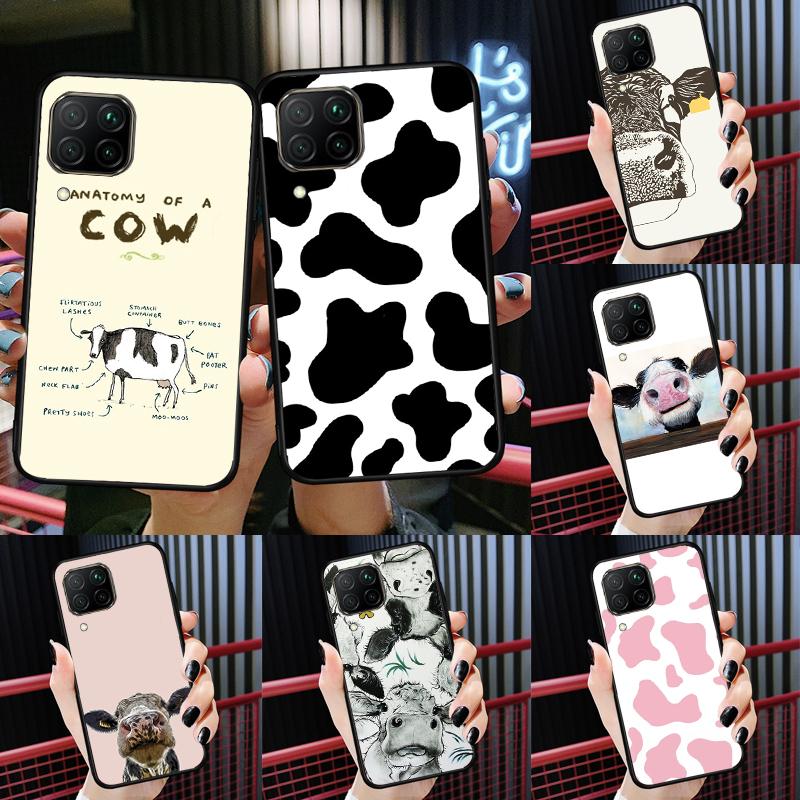Милая Корова Му Для Huawei Nova Y72 Y90 Y61 Y91 Y60 Y70 12s 12i 11i 8i 9 10 SE P20 P40 Lite P60 P30 Pro Чехол