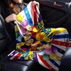 Custom Name The Wiggles Theme Printed Blanket - Perfect for Couch, Bed, Travel & Outdoor Use | Machine Washable, Cozy & Durable.
