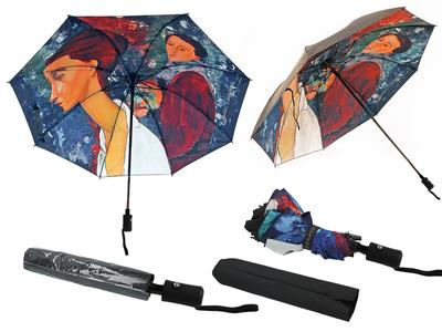 Parasol Automatyczny Składany Modigliani Lunia Czechowska Mocny Deszcz