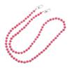 Anti Loss Candy Color Beaded Crossbody Chain Long-style Phone Neck Straps  Earphone Case Strap