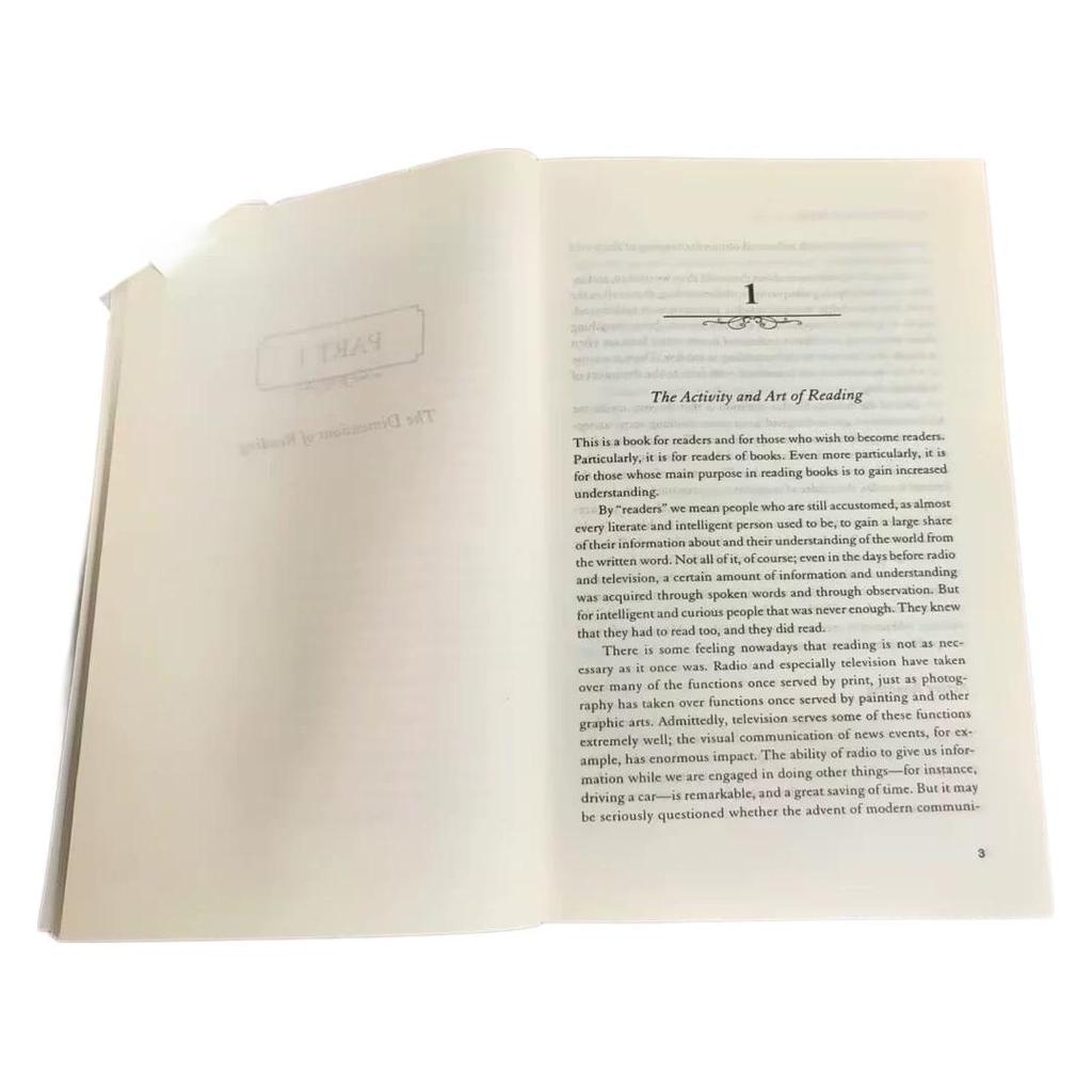 Как читать книгу, Английская версия, Классическое руководство