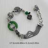 Vintage Retro Beaded Bracelet New Chinese Style Green  Bangle  Holiday Gifting