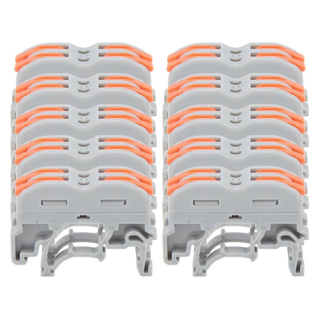 DIN Rail Type Lever Wire Connector Wire Splicing Connectors Electrical Cable Terminal for Circuit