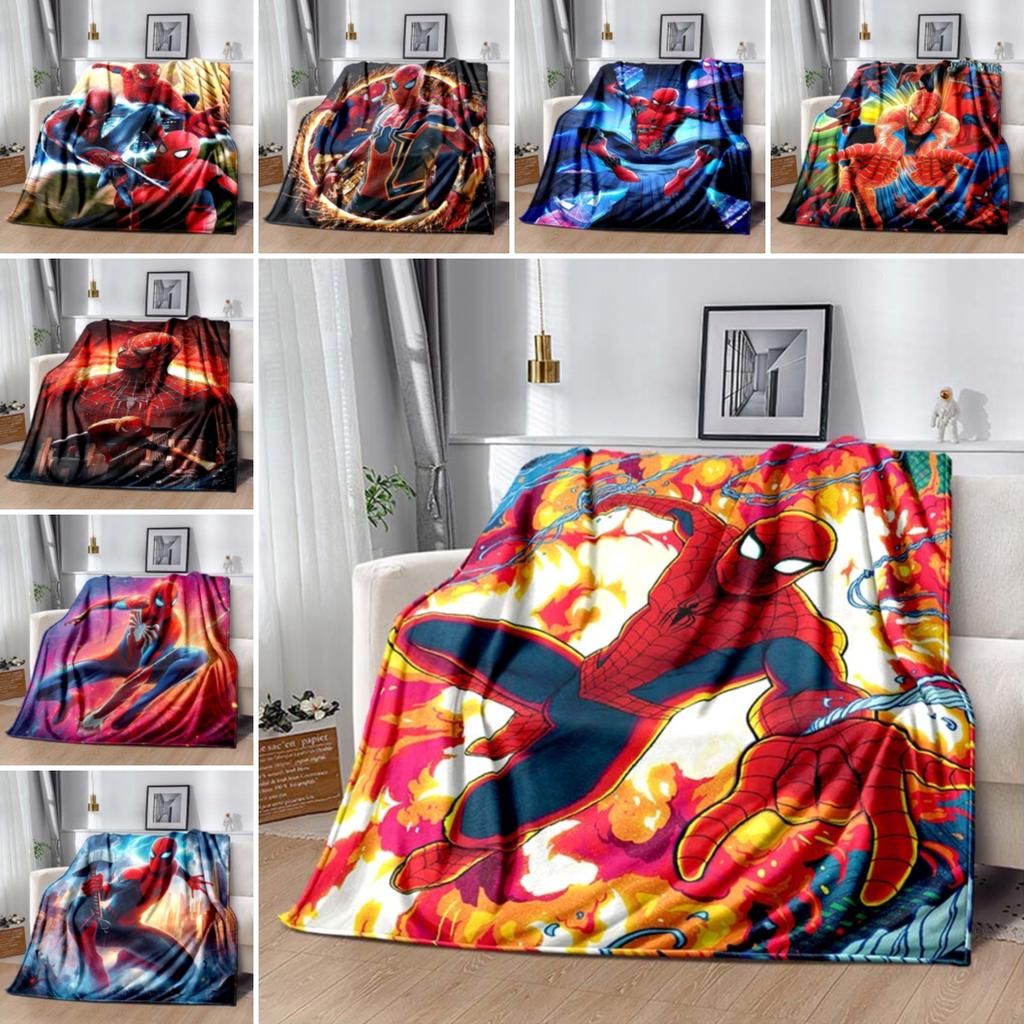 2026 New Spider-Man DIY Printed Blanket, Living Room/Bedroom Shawl, Suitable for Home, Office and Leisure Use, and Can Also Be