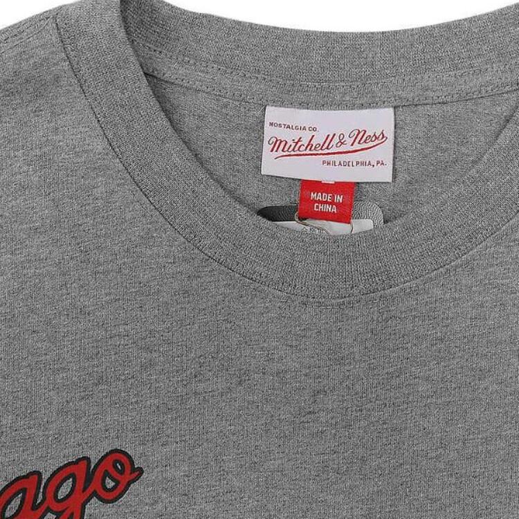 Футболка Mitchell & Ness Унисекс Серая TCRW4989-CBUYYPPPGYHT