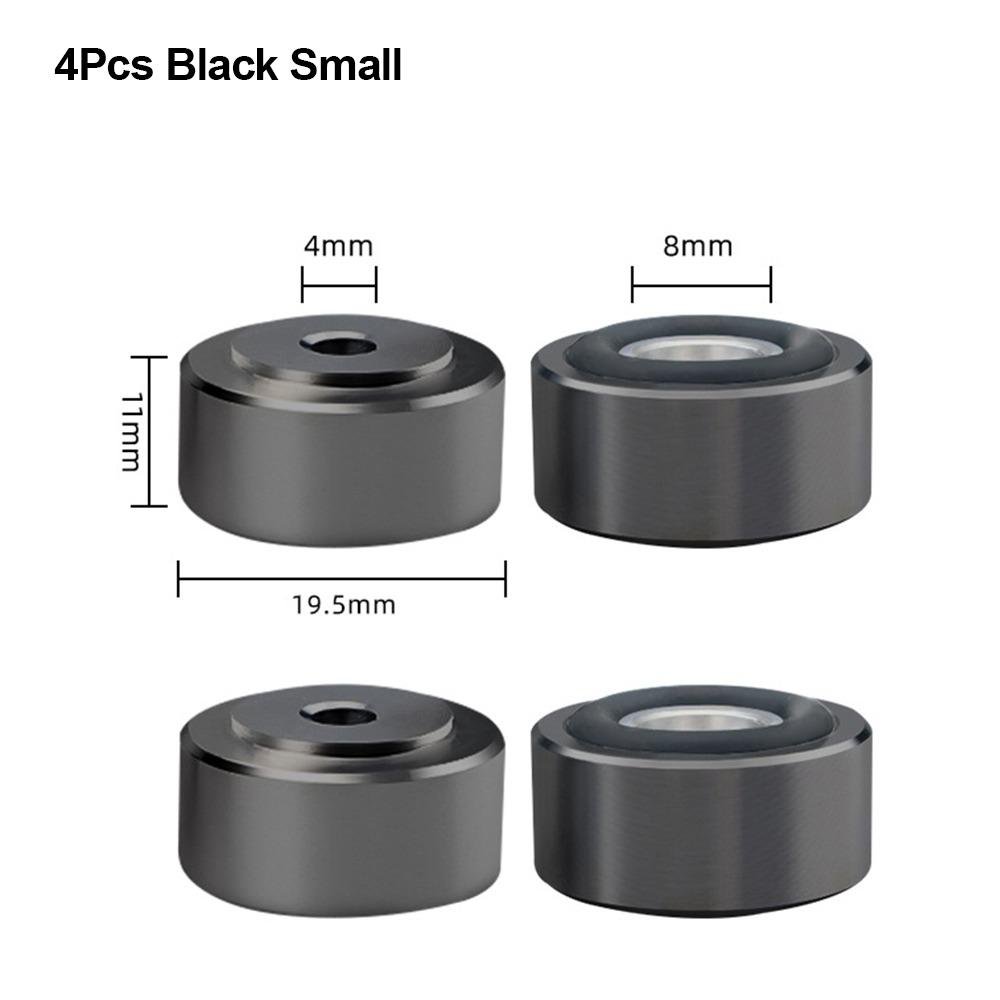 1/4Pcs Isolation Feet Pad Aluminum Alloy Amplifier Base Feet  for Speakers CD Amplifier