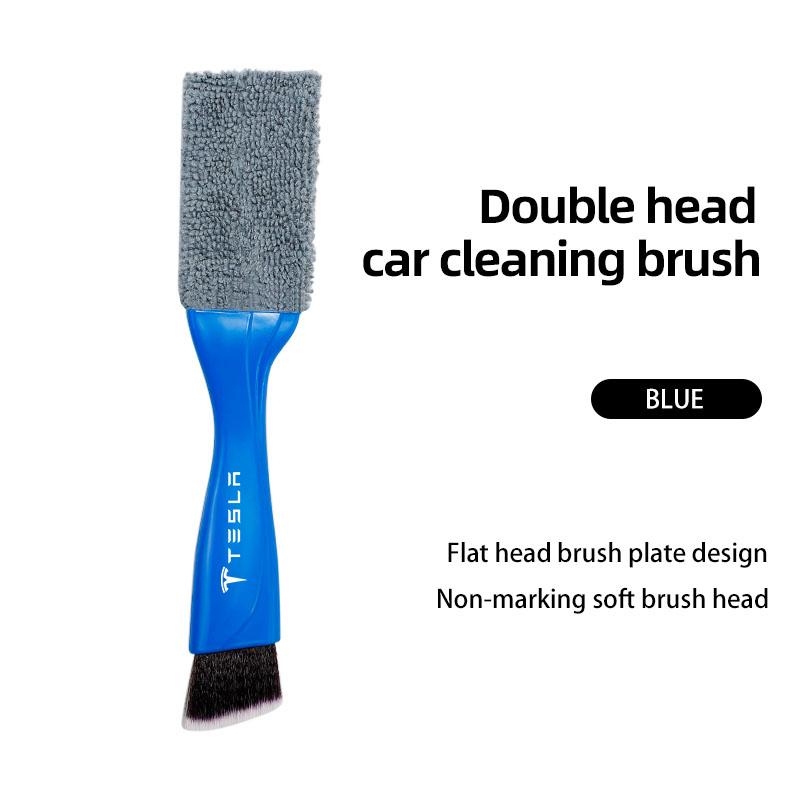 UBFMQ1 Car Air Outlet Cleaning Tool Dust Brush Car Accessories Key For Tesla Y X Model 3 S Roadster Juguete Coil Cybertruck Bonina Kit