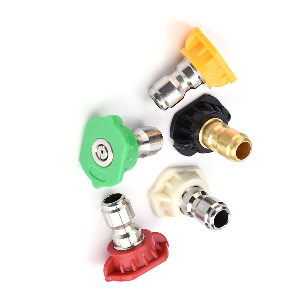 0°, 15°, 25°, 40°, and 65° Pressure Washer Nozzles  Pressure Cleaning Accessory