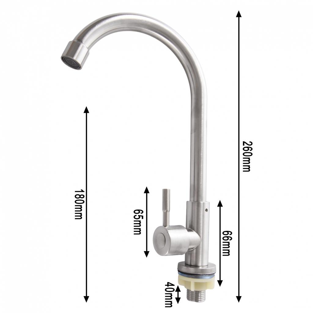 Colorfast Kitchen Faucet Constant Flowing Energy-saving Bubbler