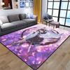 Demon Slayer Art Print Floor Mat Living Room Game Room Carpet Camping Picnic Mat Doormat Floor Mats Anime Room Decor Area Rug