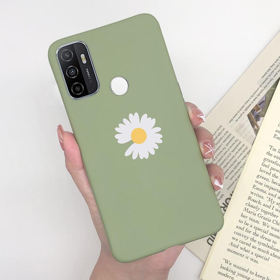 Чехол для OPPO A53S 2020 Мультяшный Coque Сердце Нарисованный Силиконовый Задняя Панель Телефона Для oppo a53s A 53s A53 s oppoa53 2020 Чехол-Ракушка