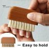 Bristle Nail Brush Solid Wood Gentle Cleaning Tool Removes Stains Convenient Nail Cleaning Brush for Hands Nails