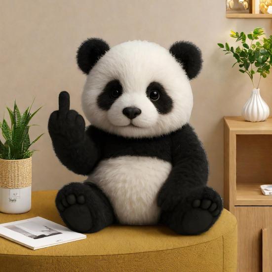 Перевертыш Животное Украшение Плюшевый Дерзкий Бегемот Орнамент Хайлендская Корова Панда