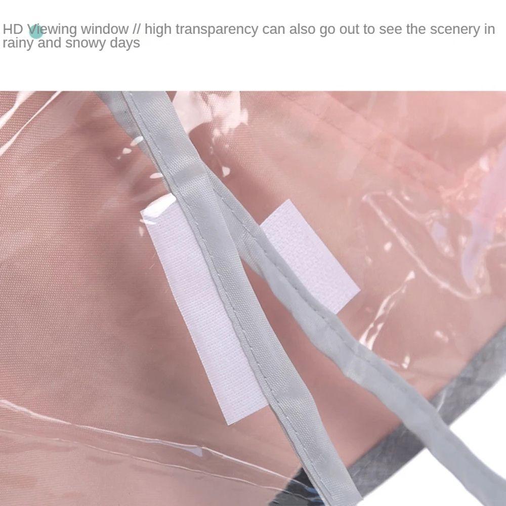 Открывающаяся на молнии Защита от пыли Ветрозащитный козырек для коляски Водонепроницаемый дождевик для коляски из ЭВА Дождевик для детской коляски