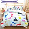 3pcs Pikmin Bedding Set Duvet Cover Closure Includes 1 Duvet Cover & 2 Pillowcases, Soft and Comfortable for All Seasons.