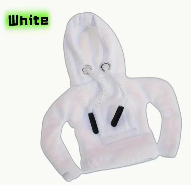 Модная толстовка с капюшоном для автомобиля, симпатичная мультяшная ручка переключения передач, чехол для рычага переключения передач, декоративная толстовка с капюшоном, аксессуар для салона автомобиля