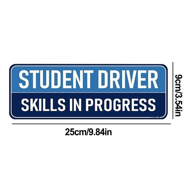 Студент-водитель Магнит Новый водитель Магнит для автомобиля Высокая видимость автомобильный магнит наклейка всепогодный новичок водитель бампер наклейка для