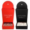 Hanging Chicken Feeder Precision Nutrition Automatic Chicken Feeder No Waste Design Wide Mouth Chicken Coop Accessories