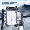 KOOLIFE Electric Vehicle Phone Holder, Motorcycle Bicycle Scooter Handlebar Navigation Mounting Bracket for Riding And Food  with Shock Absorptio