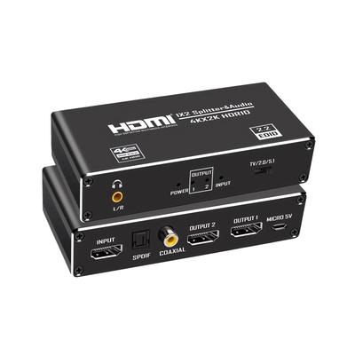HDMI 1 2 HDMI Аудио Оптический и Аудио Выход EDID 3D Применимо к Картам Захвата Разветвителю, Вход, Выходы, Удаление HDCP2.2, 4K@60Hz, Разветвитель,