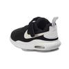 Nike Air Max Oketo Velcro Спортивная амортизация Низкий верх Беговые кроссовки Детские кроссовки Черно-белые AR7421-002