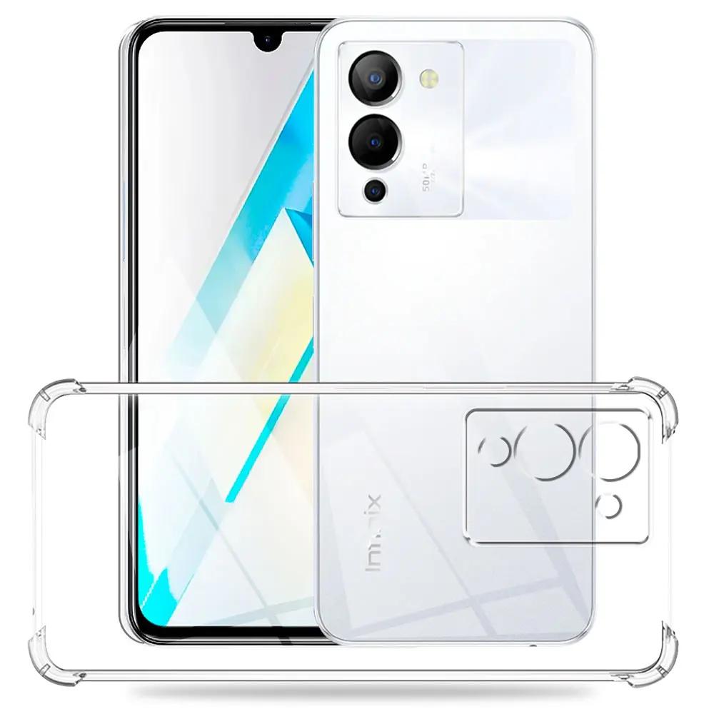 Для Infinix Note 12 G96 Чехол Прозрачный Противоударный Силиконовый Мягкий Чехол Для Infinix Note12 G96 Coque Для Infinix Note12 G96 Funda