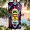 Пляжное полотенце Burnley Football Мягкое из микрофибры Летнее полотенце Быстросохнущее Впитывающее полотенце для пляжа Бассейна Путешествий