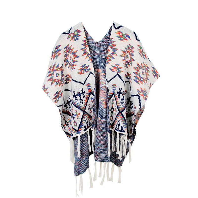 Bohemian Tassel Travel Shawl