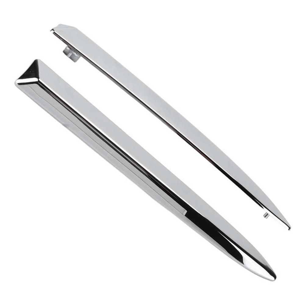 Пара молдингов решетки радиатора переднего бампера для Fiat 500 2007-2015