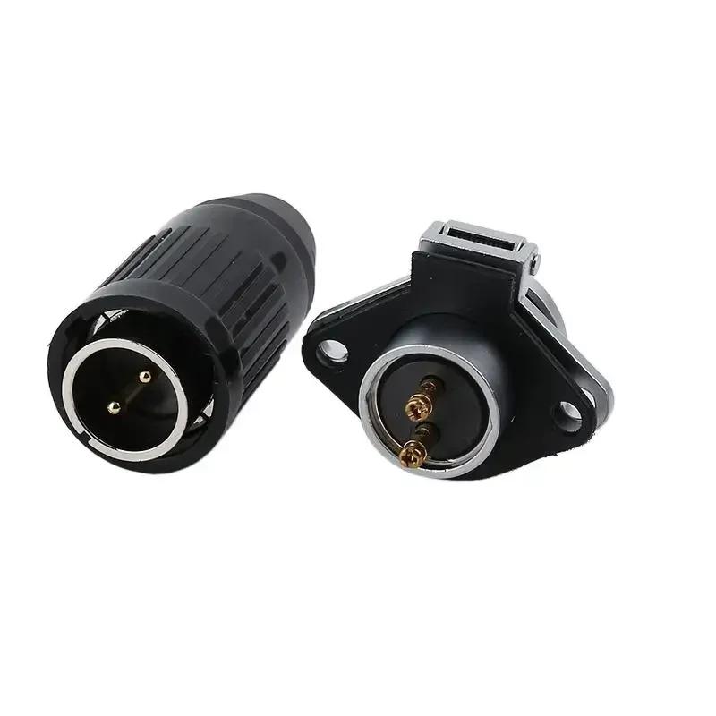 WEIPU WP20 TO+Z Screw Crimp Wire to Board Panel Mount 2Pin 3Pin 4Pin Waterproof IP44 Quick Install Electrical Power Connector