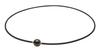 By Yuzuru Phiten RAKUWA Neck Metax Mirror Ball 40cm [Used Hanyu] Necklace, Black/Gold,