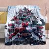 Фланелевое одеяло Kamen Rider – Мягкое, теплое, идеально подходит для диванов, постельного белья, кемпинга, путешествий, офиса и домашнего декора – QJY