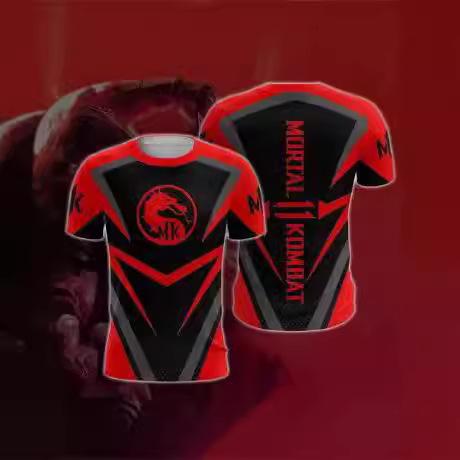 Mortal Kombat 11 T-shirt fighting game elements 3D print T-shirt top fashionable summer for women and men