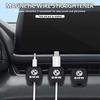 2pcs Car Phone Data Cable Organizer Management Clamp Holder For BMW M 1 3 4 5 6 7 Series M3 M6 F01 F02E34 E36 E70 F10 X6 X1