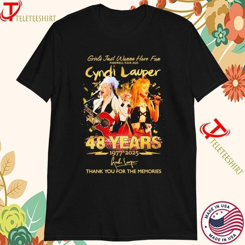 Синди Лопер Girls Just Wanna Have Fun Прощальный тур 2025 Унисекс Унисекс Футболка