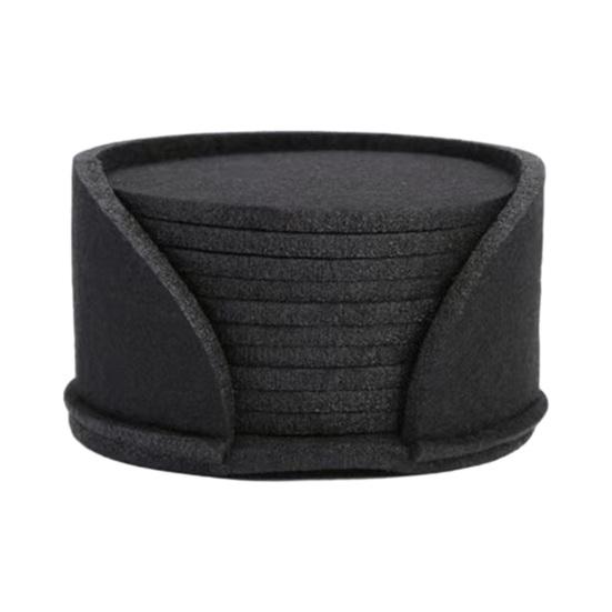 10 шт. фетровые подставки, теплоизоляция, водопоглощение, защита от ожогов, чашка, бутылка для напитков, противоскользящие салфетки