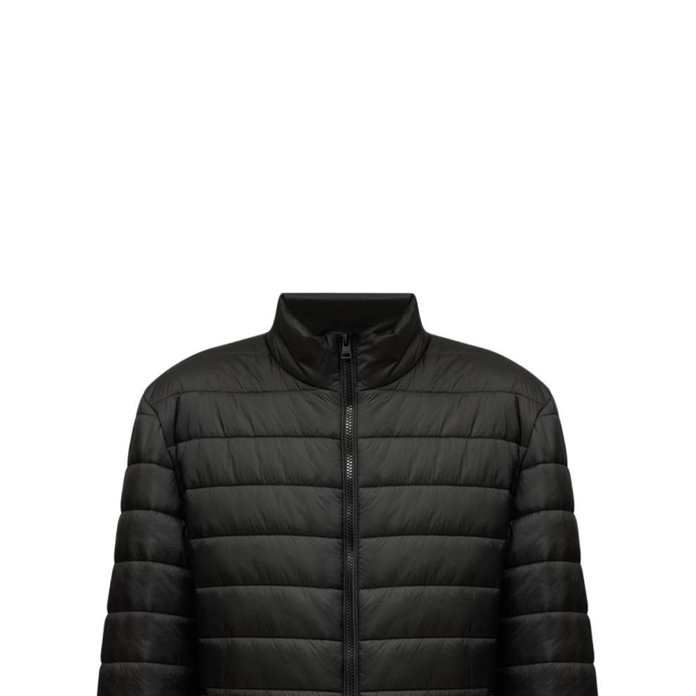 Hugo Boss Стеганая куртка на молнии с принтом логотипа 50517753-001