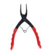 Circlip Pliers Heavy Duty Internal Bent 90 Degree Long 7in Carbon Steel Spring Loaded