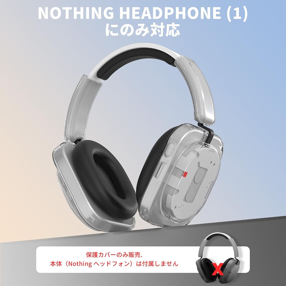For Nothing Headphone (1) Dedicated Separable TPU Hard Case Protective Set: Shockproof & Stain-Resistant Design, Full Protection for Headband & Earpad