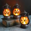 Durable Halloween Pumpkin Lantern Creative Atmosphere Lamp Halloween Ornament  Desktop Ornament