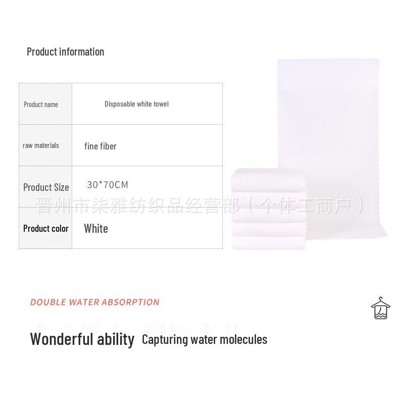 White Disposable Towels for Foot Baths, Hotels, Restaurants & B&Bs - Various Sizes & Medium Thickness