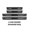Car Carbon Fiber Door Sill Anti-Scratch Guard Sticker Accessories For MG HS ZS GS 3 5 6 7 Hector TF GT ZR UU444