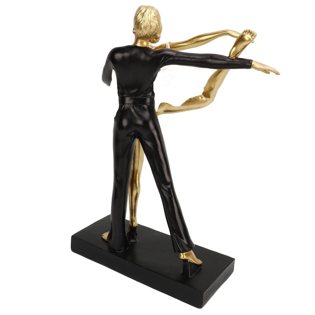 Романтическая пара танцует скульптура украшение смола элегантная пара балерина статуэтка статуэтка