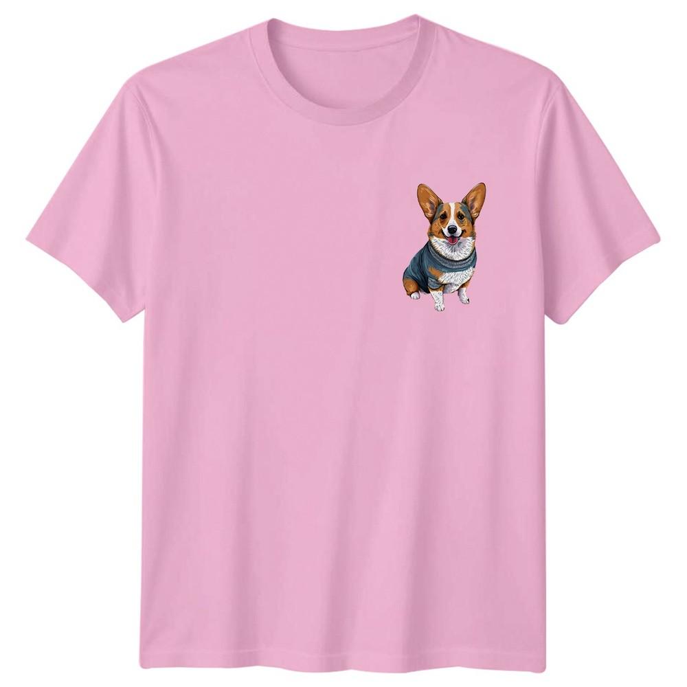 Corgi Dog Animals Unisexs TShirt Unisexs Tee Graphic Unisex Pet Top