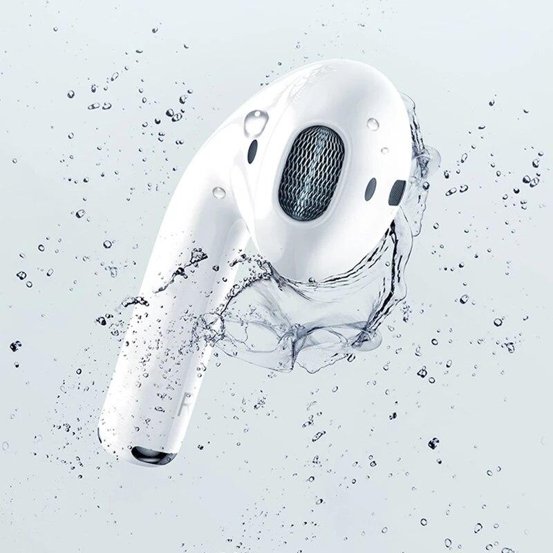 Для Airpods Pro 4 TWS Mini Bluetooth наушники с силиконовыми чехлами Air Pods Беспроводные наушники Стерео наушники-вкладыши Музыкальная гарнитура с микрофоном