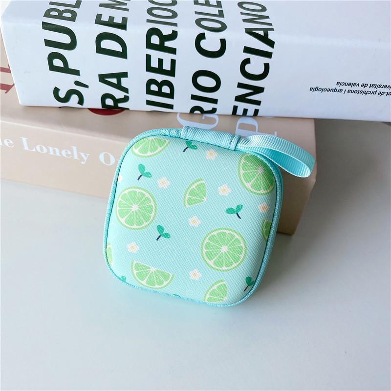 9,5*13,3 см коробка для наушников на молнии кабель для передачи данных зарядная линия кабель чехол для хранения сумка для женщин и девочек помады карты коробка для хранения монет