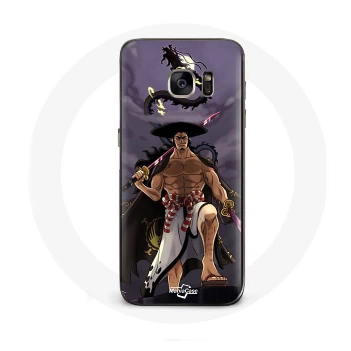 Coque - Kozuki - Samsung Galaxy S6 - Noir - Souple - One Piece Anime