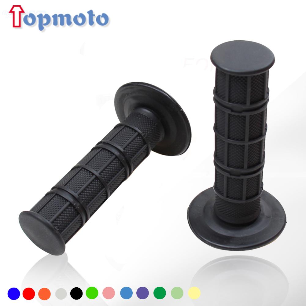 22mm 24mm Motorcycles Grip Dirt Bike Grips 7/8" Rubber Biker Scooter Handle Grip For Handlebar Mx Pillow Top Throttle 22mm Bar Throttles 2